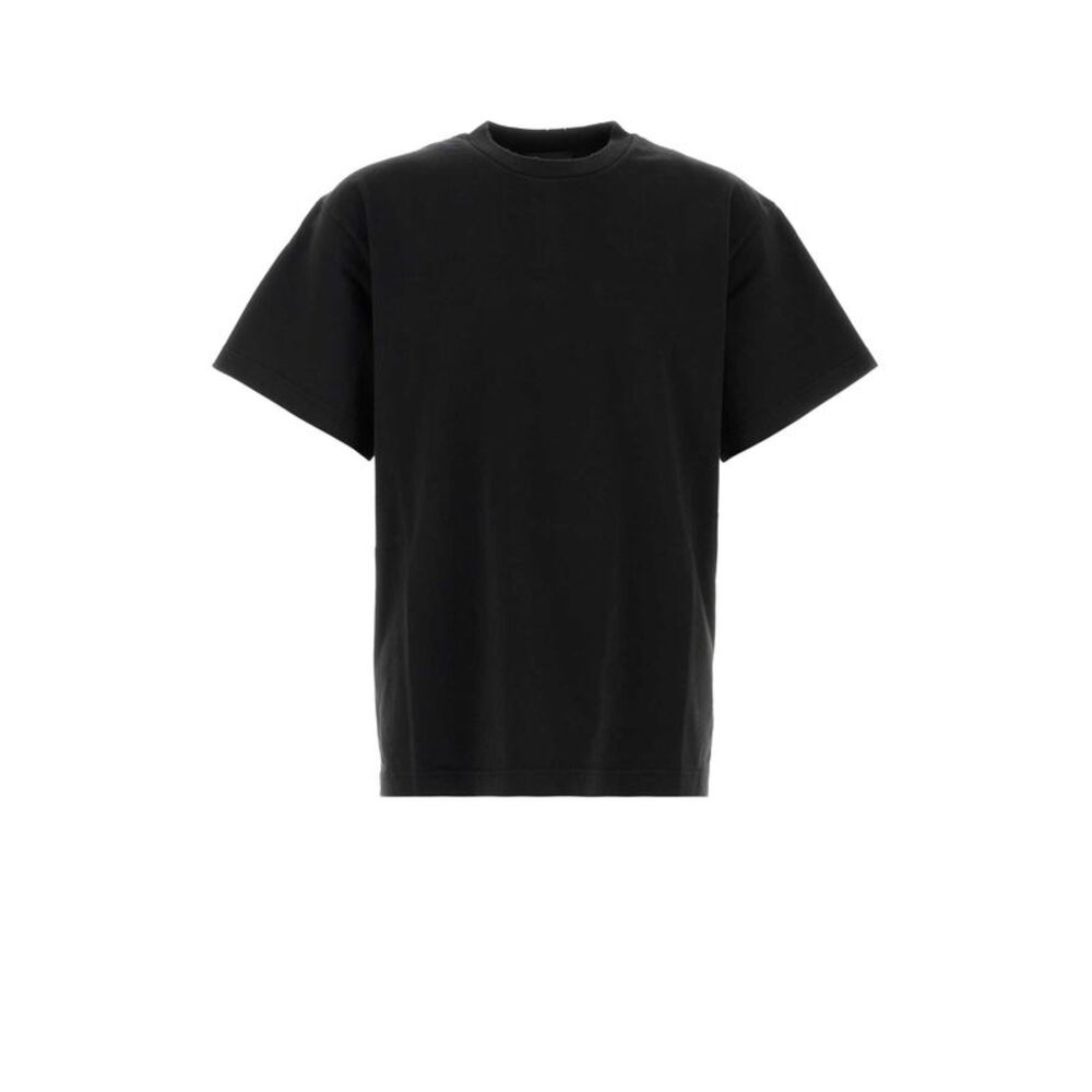 Prada Men Black Cotton T-Shirt